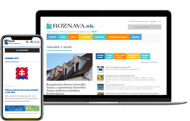 Web a aplikácie<br />pre samosprávy